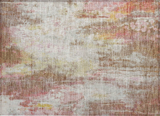 Piper Looms Chantille Abstract ACN1640 Tan Machine Washable Area Rug Scatter Main Image