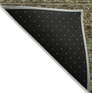 Piper Looms Chantille Stripes ACN1641 Gray Machine Washable Area Rug Backing Image