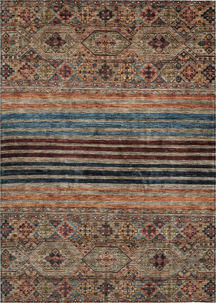 Piper Looms Chantille Stripes ACN1641 Taupe Machine Washable Area Rug main image