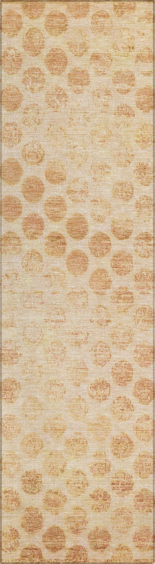 Piper Looms Chantille Geometric ACN1642 Peach Machine Washable Area Rug Runner Main Image