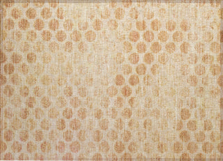 Piper Looms Chantille Geometric ACN1642 Peach Machine Washable Area Rug Scatter Main Image