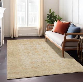 Piper Looms Chantille Global ACN1643 Beige Machine Washable Area Rug Lifestyle Image Feature