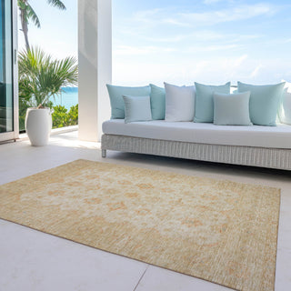 Piper Looms Chantille Global ACN1643 Beige Machine Washable Area Rug Outdoor Lifestyle Image Feature