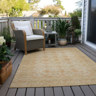 Piper Looms Chantille Global ACN1643 Beige Machine Washable Area Rug Outdoor Lifestyle Image Feature