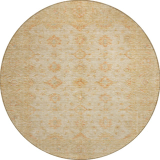 Piper Looms Chantille Global ACN1643 Beige Machine Washable Area Rug Round Main Image