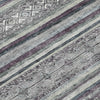 Piper Looms Chantille Stripes ACN1644 Gray Machine Washable Area Rug Swatch Image