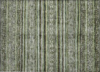 Piper Looms Chantille Stripes ACN1644 Olive Machine Washable Area Rug Scatter Main Image
