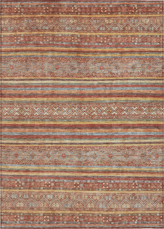 Piper Looms Chantille Stripes ACN1644 Paprika Machine Washable Area Rug main image