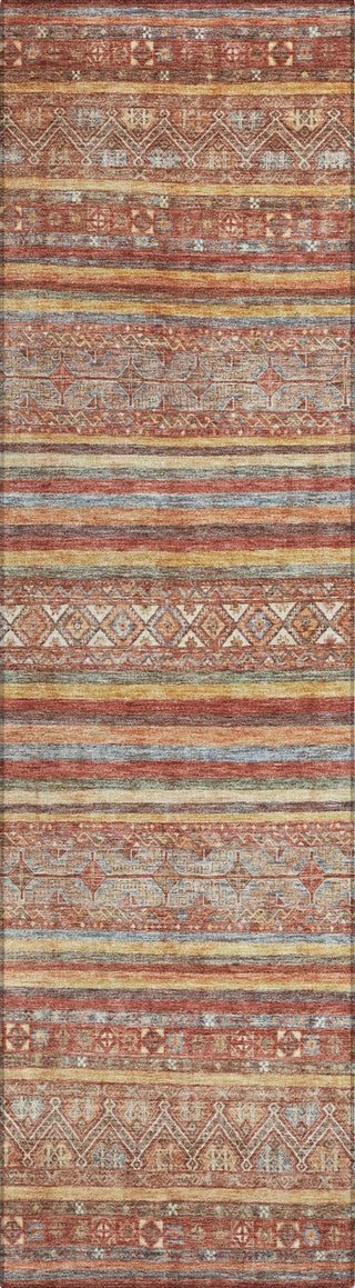 Piper Looms Chantille Stripes ACN1644 Paprika Machine Washable Area Rug Runner Main Image