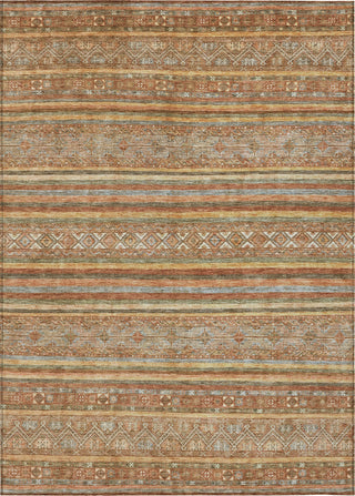 Piper Looms Chantille Stripes ACN1644 Terracotta Machine Washable Area Rug main image