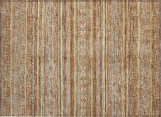 Piper Looms Chantille Stripes ACN1644 Terracotta Machine Washable Area Rug Scatter Main Image