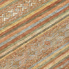 Piper Looms Chantille Stripes ACN1644 Terracotta Machine Washable Area Rug Swatch Image