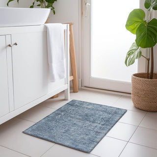 Piper Looms Chantille Global ACN1645 Blue Machine Washable Area Rug Scatter Lifestyle Image Feature