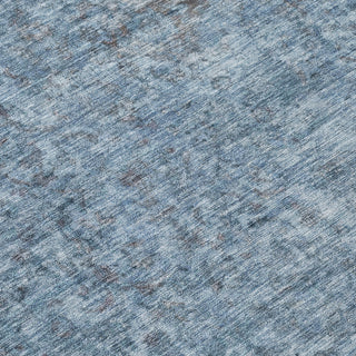 Piper Looms Chantille Global ACN1645 Blue Machine Washable Area Rug Swatch Image