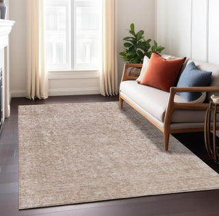 Piper Looms Chantille Global ACN1645 Copper Machine Washable Area Rug Lifestyle Image Feature