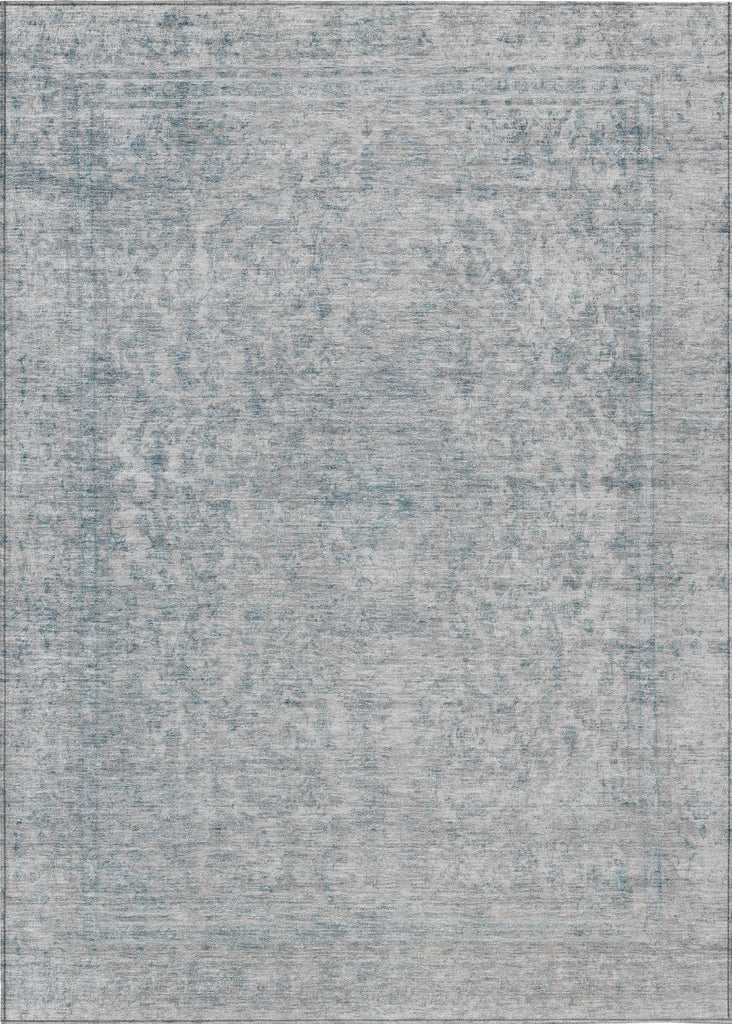 Piper Looms Chantille Global ACN1645 Silver Machine Washable Area Rug main image