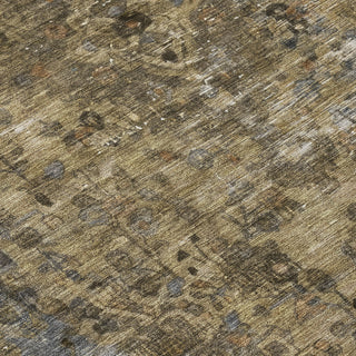 Piper Looms Chantille Global ACN1646 Brown Machine Washable Area Rug Swatch Image