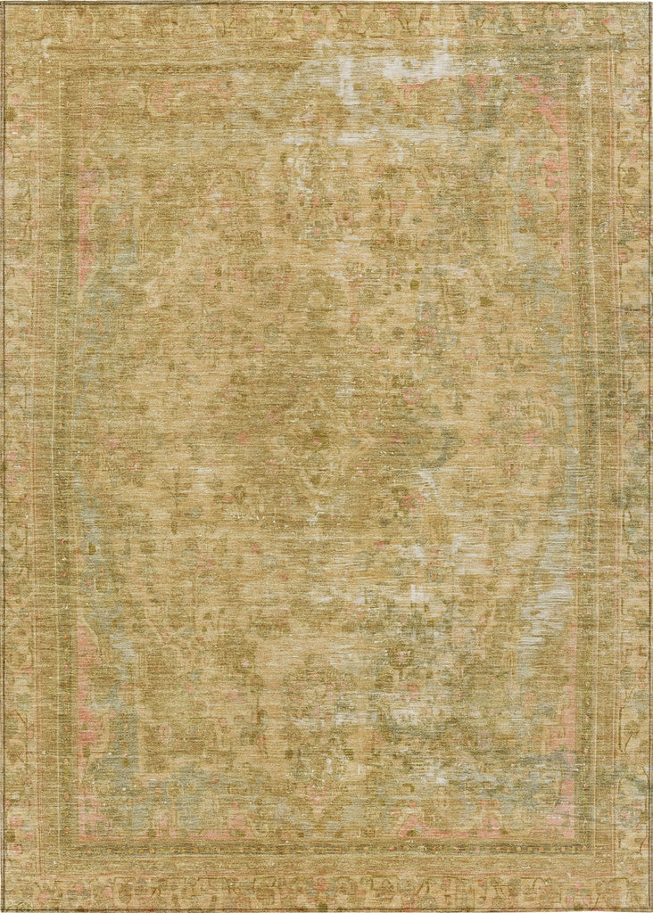 Piper Looms Chantille Global ACN1646 Coral Machine Washable Area Rug main image