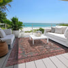 Piper Looms Chantille Global ACN1646 Pink Machine Washable Area Rug Outdoor Lifestyle Image Feature