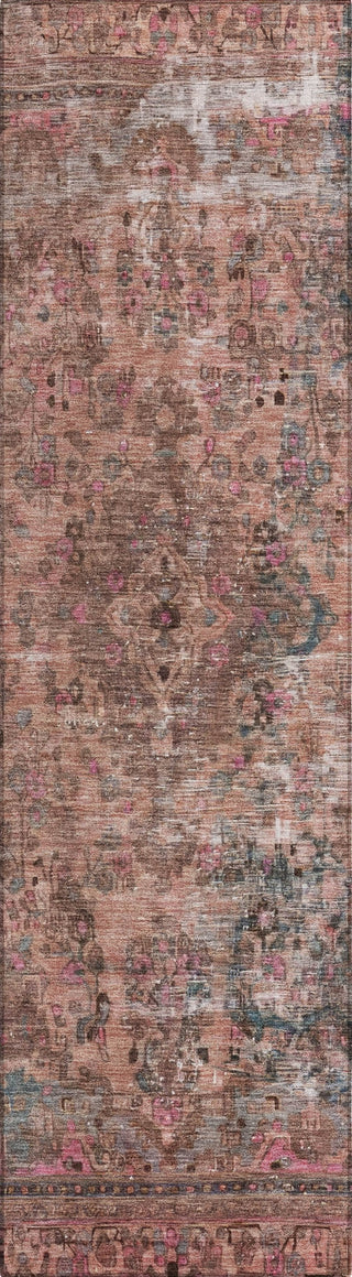 Piper Looms Chantille Global ACN1646 Pink Machine Washable Area Rug Runner Main Image