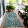 Piper Looms Chantille Global ACN1646 Teal Machine Washable Area Rug Runner Outdoor Lifestyle Image Feature