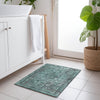 Piper Looms Chantille Global ACN1646 Teal Machine Washable Area Rug Scatter Lifestyle Image Feature