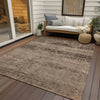 Piper Looms Chantille Global ACN1647 Brown Machine Washable Area Rug Outdoor Lifestyle Image Feature