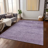 Piper Looms Chantille Global ACN1647 Plum Machine Washable Area Rug Lifestyle Image Feature