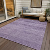 Piper Looms Chantille Global ACN1647 Plum Machine Washable Area Rug Outdoor Lifestyle Image Feature