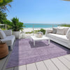 Piper Looms Chantille Global ACN1647 Plum Machine Washable Area Rug Outdoor Lifestyle Image Feature