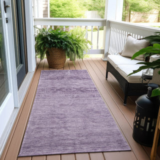 Piper Looms Chantille Global ACN1647 Plum Machine Washable Area Rug Runner Outdoor Lifestyle Image Feature