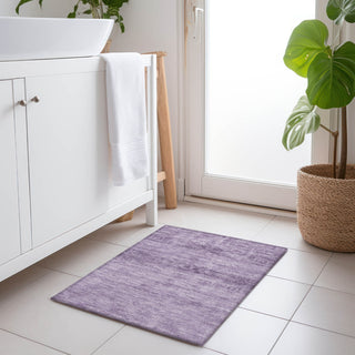 Piper Looms Chantille Global ACN1647 Plum Machine Washable Area Rug Scatter Lifestyle Image Feature