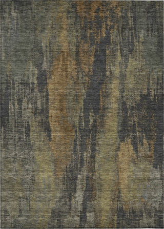 Piper Looms Chantille Abstract ACN1648 Charcoal Machine Washable Area Rug main image