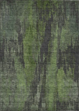 Piper Looms Chantille Abstract ACN1648 Olive Machine Washable Area Rug main image