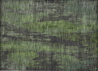 Piper Looms Chantille Abstract ACN1648 Olive Machine Washable Area Rug Scatter Main Image