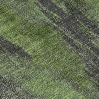Piper Looms Chantille Abstract ACN1648 Olive Machine Washable Area Rug Swatch Image