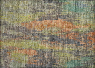 Piper Looms Chantille Abstract ACN1648 Orange Machine Washable Area Rug Scatter Main Image
