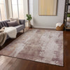Piper Looms Chantille Abstract ACN1649 Blush Machine Washable Area Rug Lifestyle Image Feature