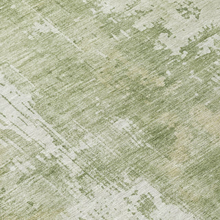 Piper Looms Chantille Abstract ACN1649 Sage Machine Washable Area Rug Swatch Image