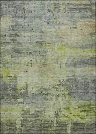 Piper Looms Chantille Abstract ACN1650 Aloe Machine Washable Area Rug main image