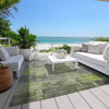Piper Looms Chantille Abstract ACN1650 Aloe Machine Washable Area Rug Outdoor Lifestyle Image Feature