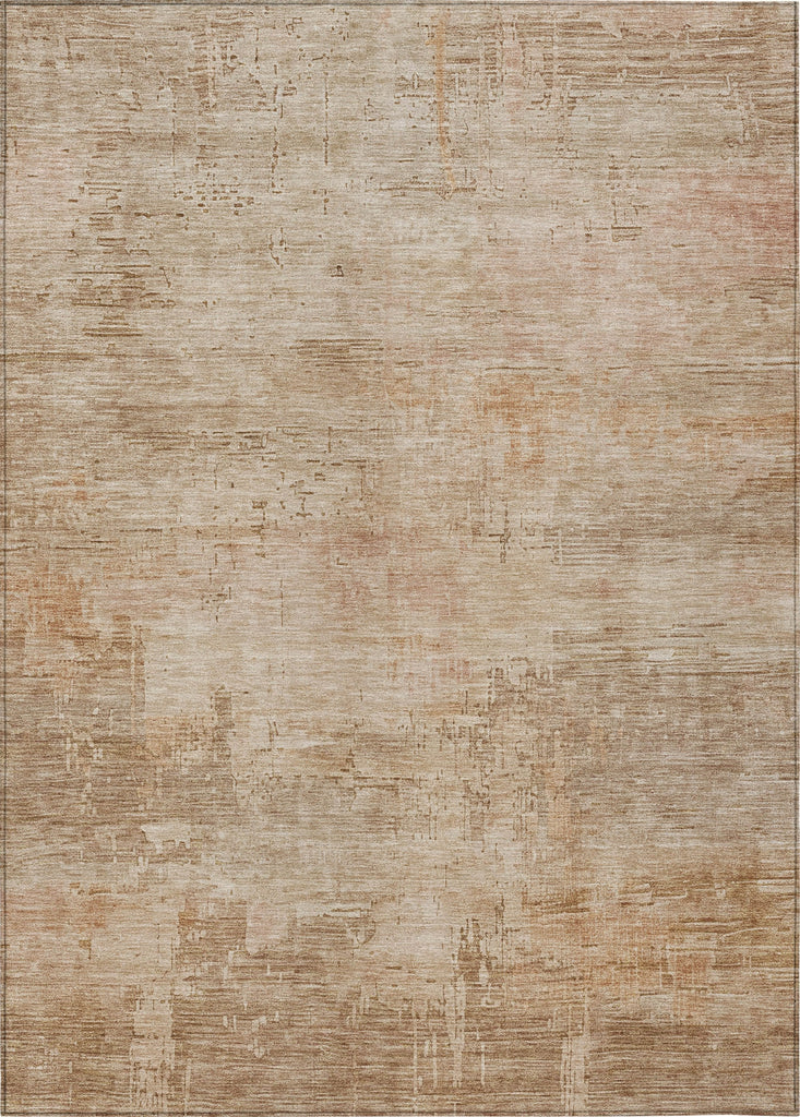 Piper Looms Chantille Abstract ACN1650 Coral Machine Washable Area Rug main image