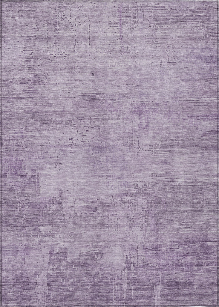 Piper Looms Chantille Abstract ACN1650 Lavender Machine Washable Area Rug main image