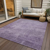 Piper Looms Chantille Abstract ACN1650 Lavender Machine Washable Area Rug Outdoor Lifestyle Image Feature