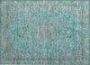 Piper Looms Chantille Global ACN1651 Aqua Machine Washable Area Rug Scatter Main Image