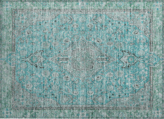 Piper Looms Chantille Global ACN1651 Aqua Machine Washable Area Rug Scatter Main Image