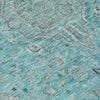 Piper Looms Chantille Global ACN1651 Aqua Machine Washable Area Rug Swatch Image