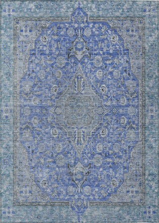 Piper Looms Chantille Global ACN1651 Blue Machine Washable Area Rug main image