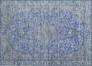 Piper Looms Chantille Global ACN1651 Blue Machine Washable Area Rug Scatter Main Image