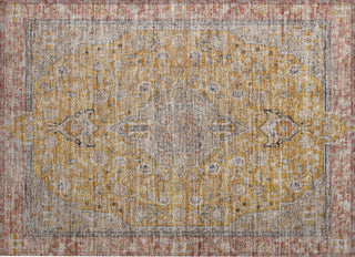 Piper Looms Chantille Global ACN1651 Gold Machine Washable Area Rug Scatter Main Image